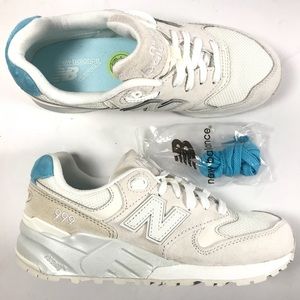New Balance WL999WA ABZORB White/Blue Sz 5.5